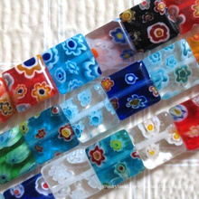 DIY jewelry hand blown glass mixed millefiori beads